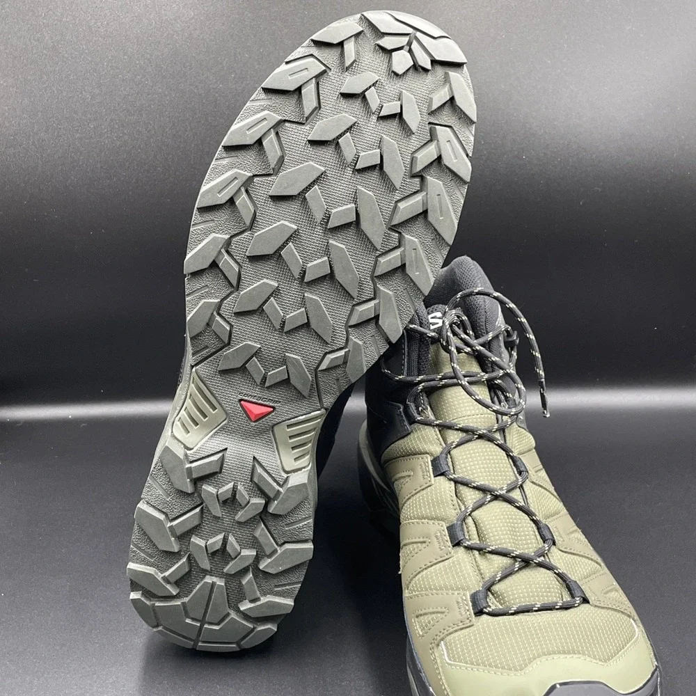 Salomon X Ultra 360 MID CSWP Outdoor Waterproof Boots Olive‎ Night Men's Size 14
